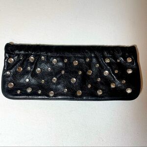 bebe Y2K Vintage Black Clutch Bag With Rhinestones